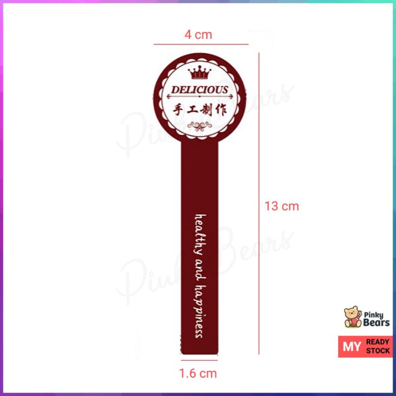 Pure Hand Made / Healthy and Happiness Long Stickers - Image 3
