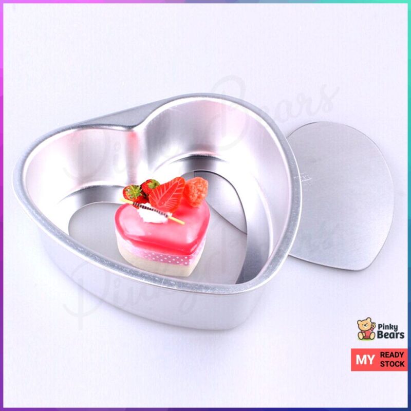 Heart Round Aluminum Cake Pan - Image 2