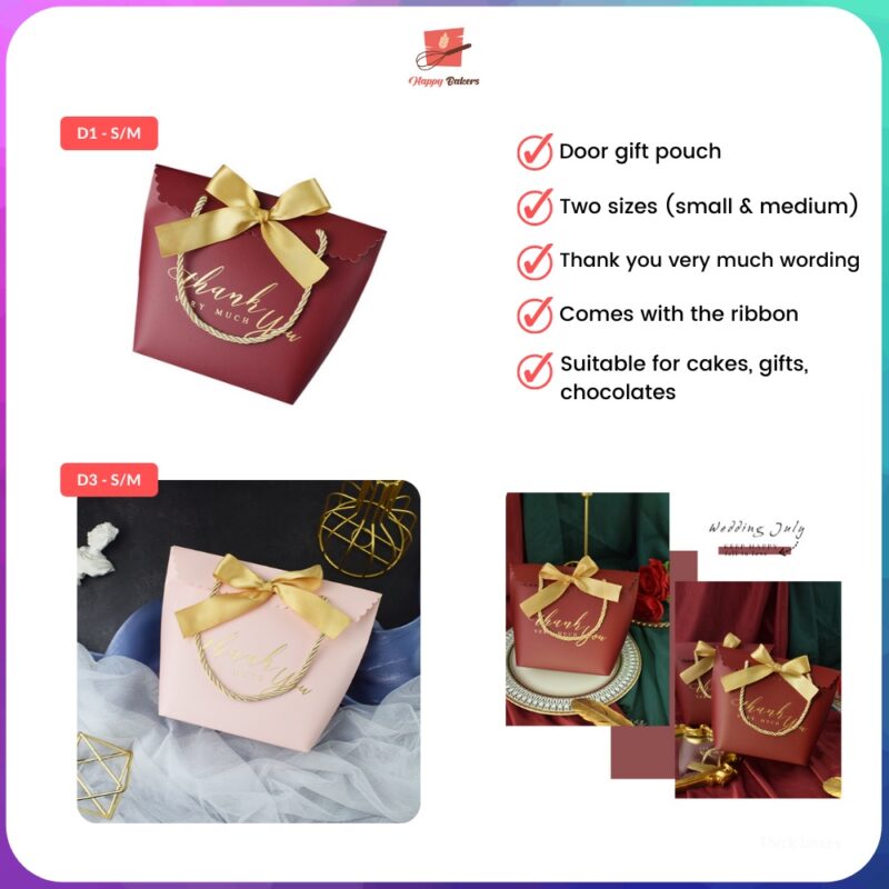 Classic Door Gift Pouch Box