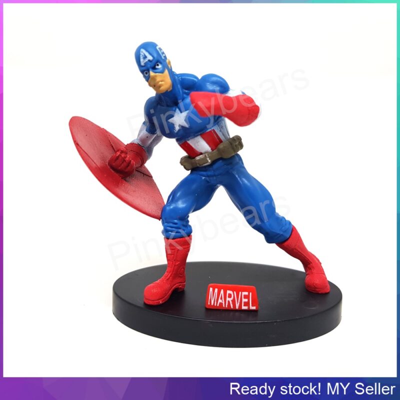 Winnie Pooh / Captain America / Spiderman PVC Premium Figurine Cake Topper - Image 3