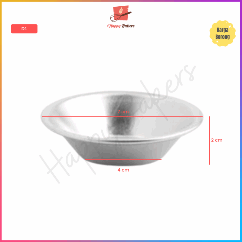 Portuguese Egg Aluminium Tart Mould - Image 2