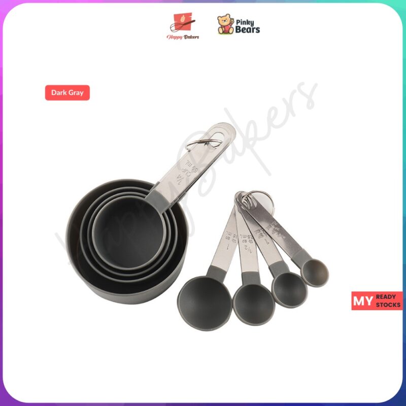 8 in 1 Measuring Cup Spoon Set - Image 3