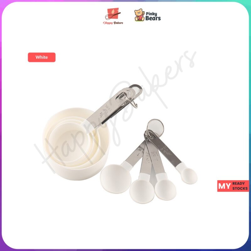8 in 1 Measuring Cup Spoon Set - Image 4