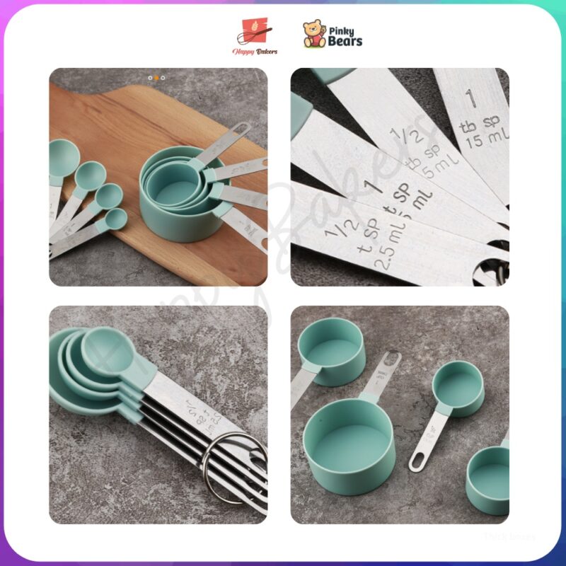 8 in 1 Measuring Cup Spoon Set - Image 5