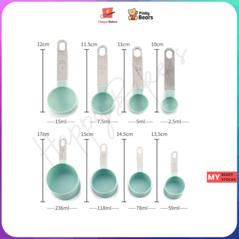 8 in 1 Measuring Cup Spoon Set - Image 6