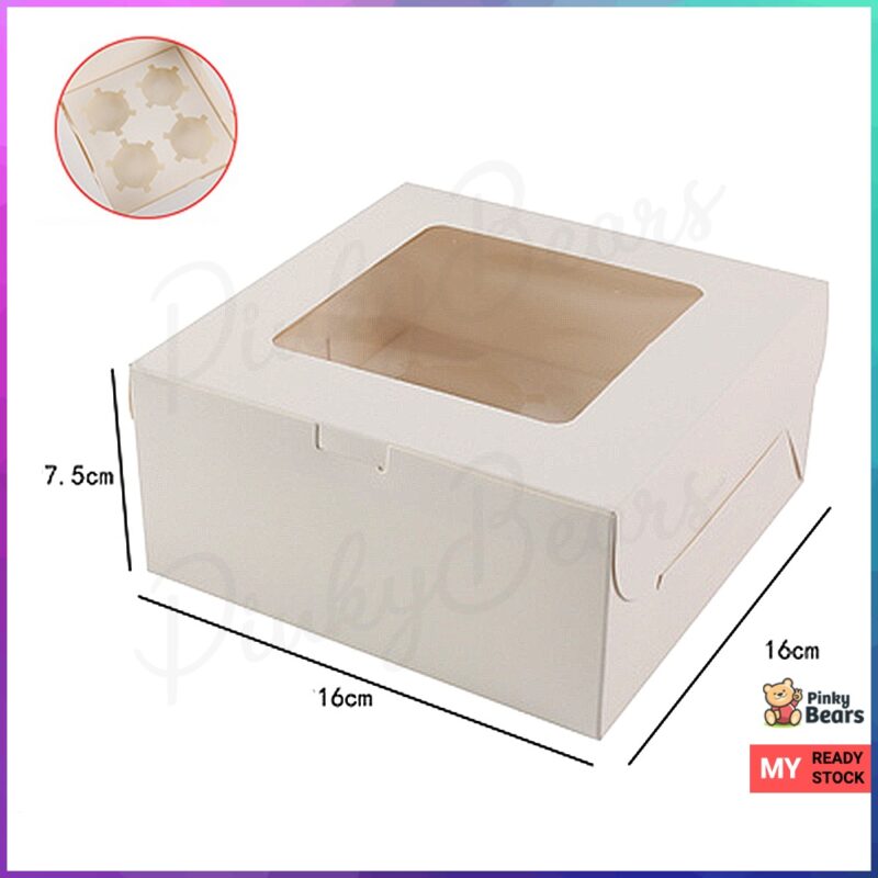 Kraft Cupcake Tart Box With Window - Image 7
