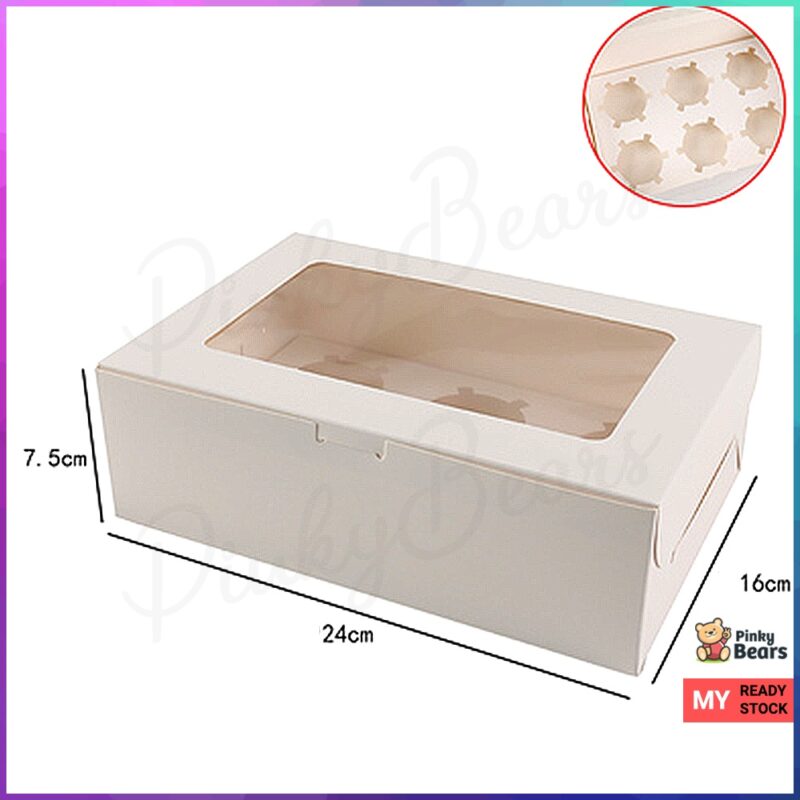 Kraft Cupcake Tart Box With Window - Image 8