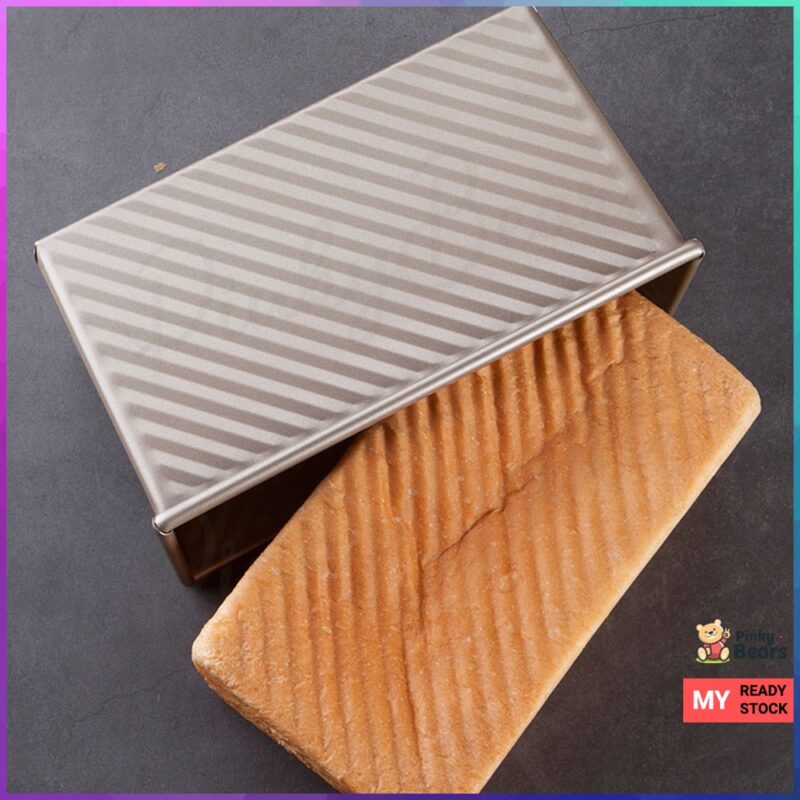 Carbon Steel Non Stick Loaf Bread Toast Mould With Cover - Image 3
