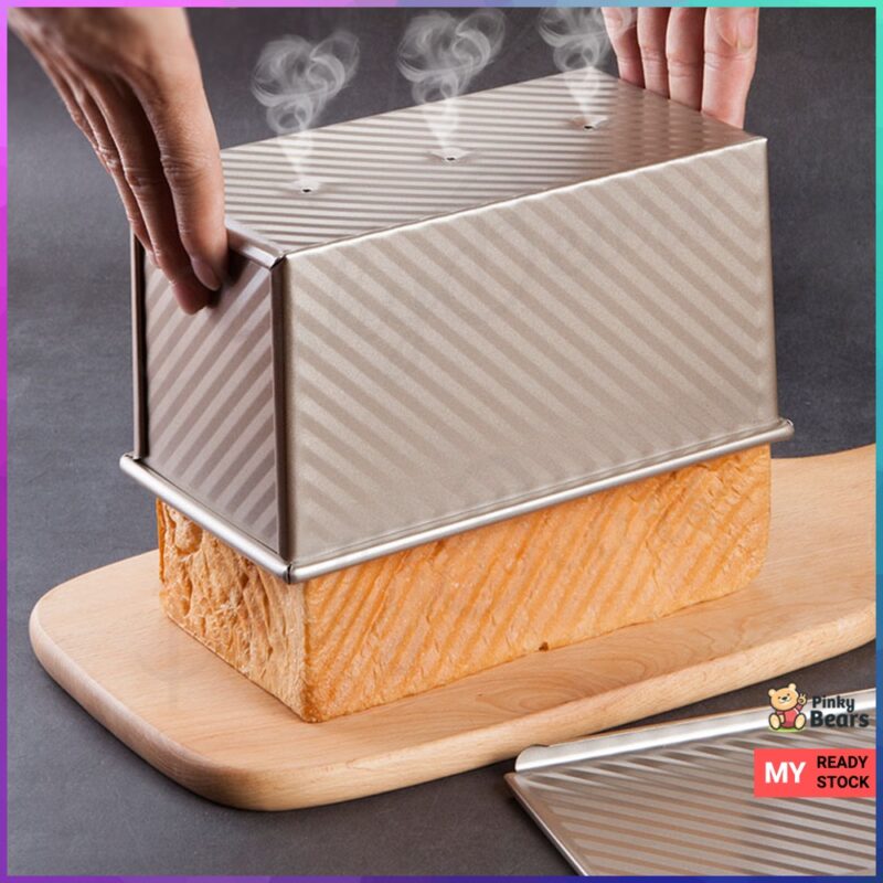 Carbon Steel Non Stick Loaf Bread Toast Mould With Cover - Image 4