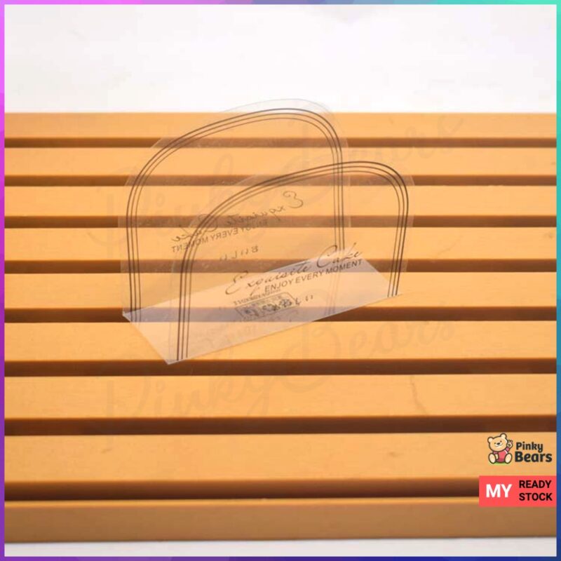 Mousse Cake Transparent Plastic Liner - Image 2