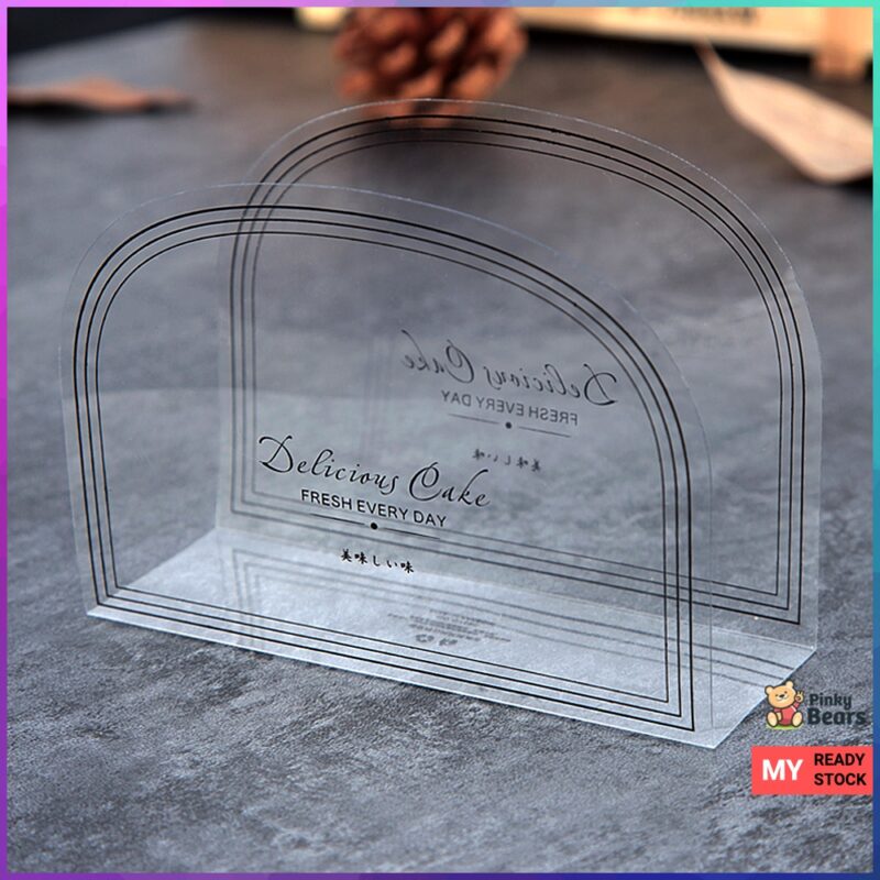 Mousse Cake Transparent Plastic Liner - Image 4