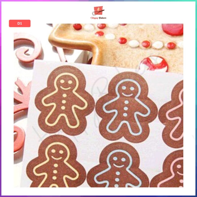 Gingerbread Man Stickers - Image 2