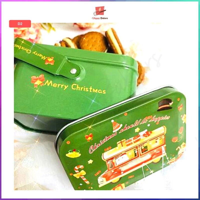 Christmas Steel Gift Box With Handle - Image 7