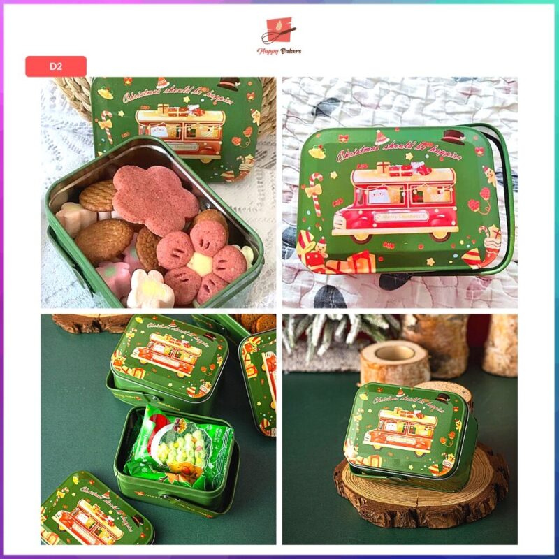 Christmas Steel Gift Box With Handle - Image 8