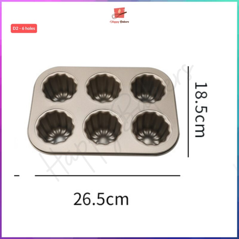 Canneles de Bordeaux Cake Pan Mould - Image 3