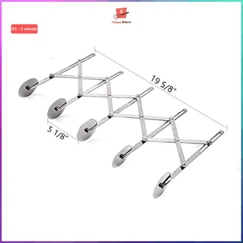 Expandable Wheels Dough Cutter - Image 5