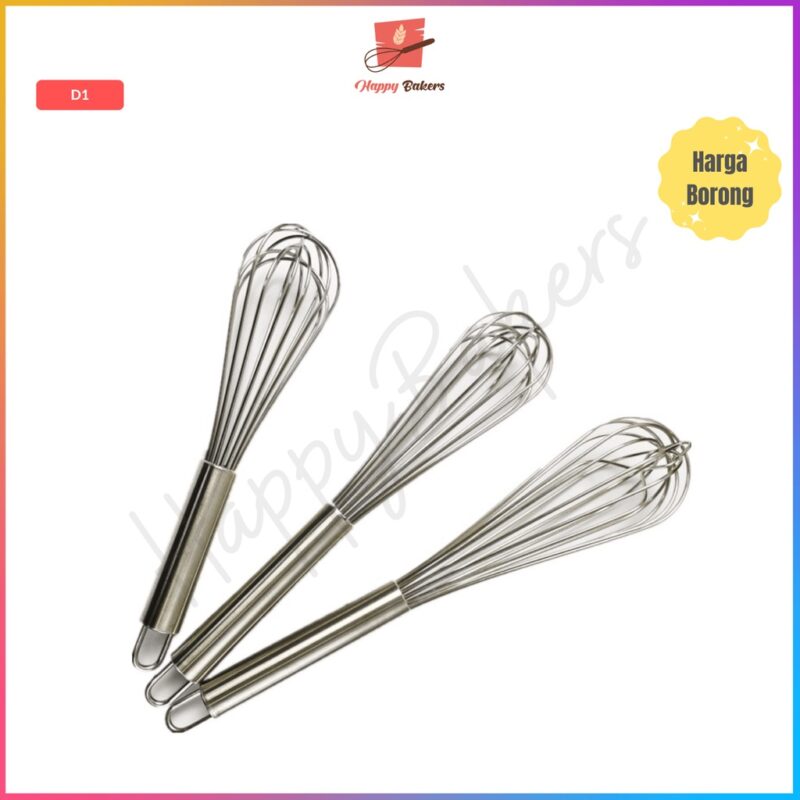 Heavy Duty Beaters Whisk 10 12 14 inches - Image 2