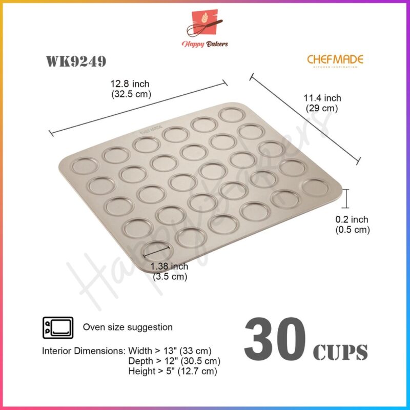CHEFMADE Macaron & Cookie Sheet Pan WK9249 - Image 6