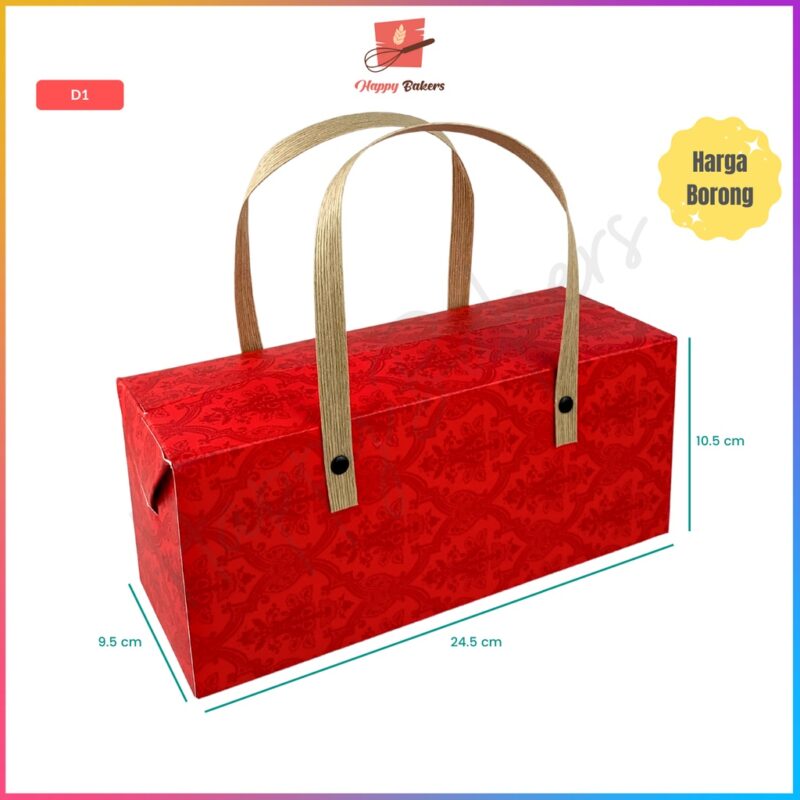 Rectangle Gift Box With Handle - Image 2