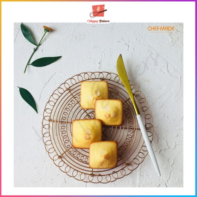 CHEFMADE WK9321 12 Cups Square Financier Cake Mould - Image 8