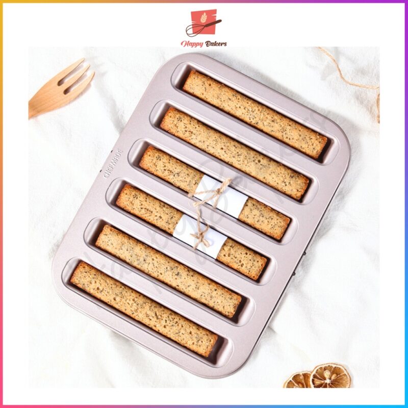 CHEFMADE WK9840 Cigar Financier Cake Mould - Image 4