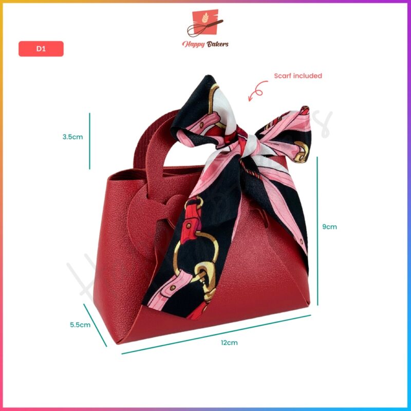 PU Leather Gift Pouch With Scarf - Image 2