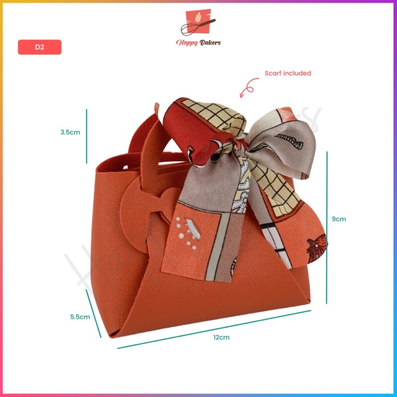 PU Leather Gift Pouch With Scarf - Image 3