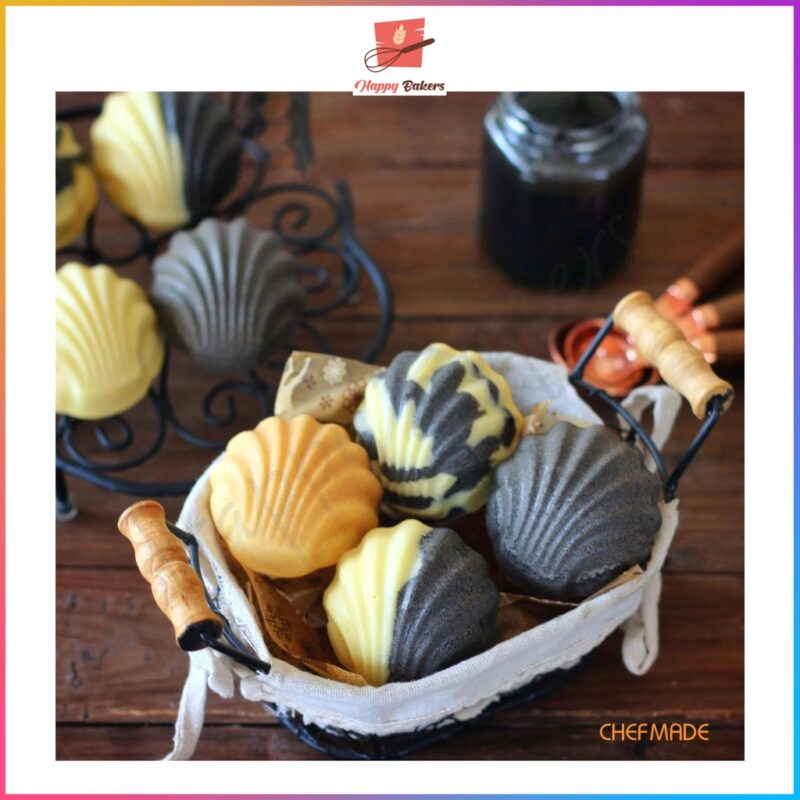 CHEFMADE WK9910-4 Mini Madeleine 4pcs Cake Pan Set - Image 5