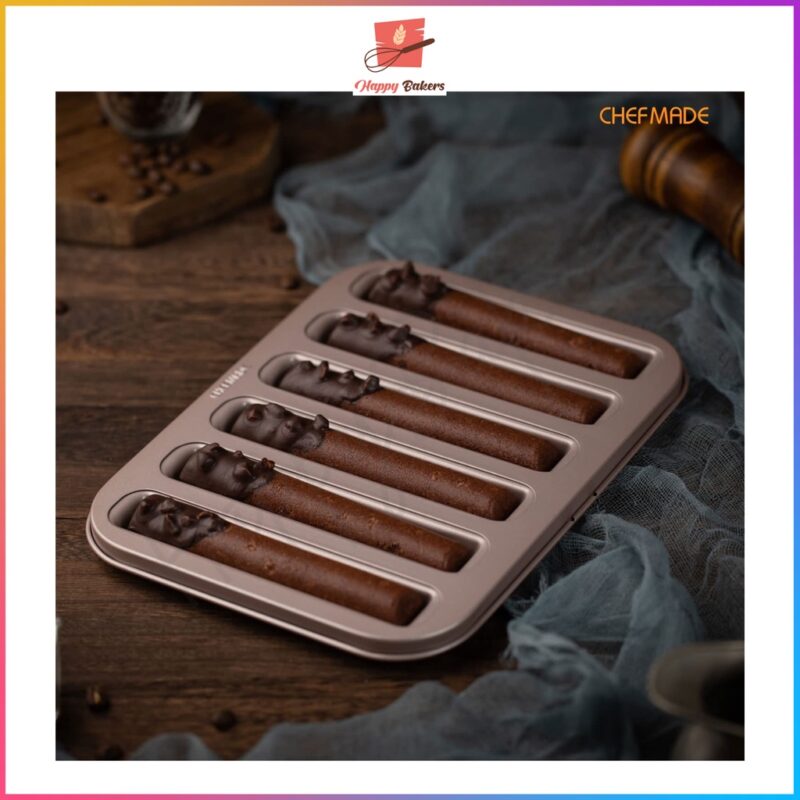 CHEFMADE WK9840 Cigar Financier Cake Mould - Image 7