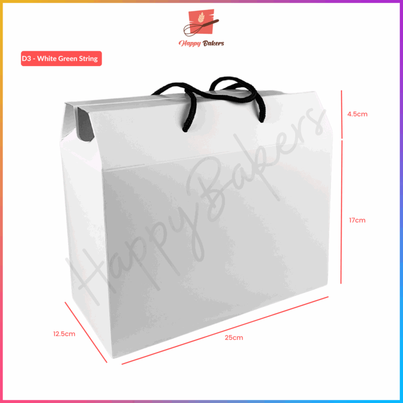 Brown Gift Box With Handle - Image 5