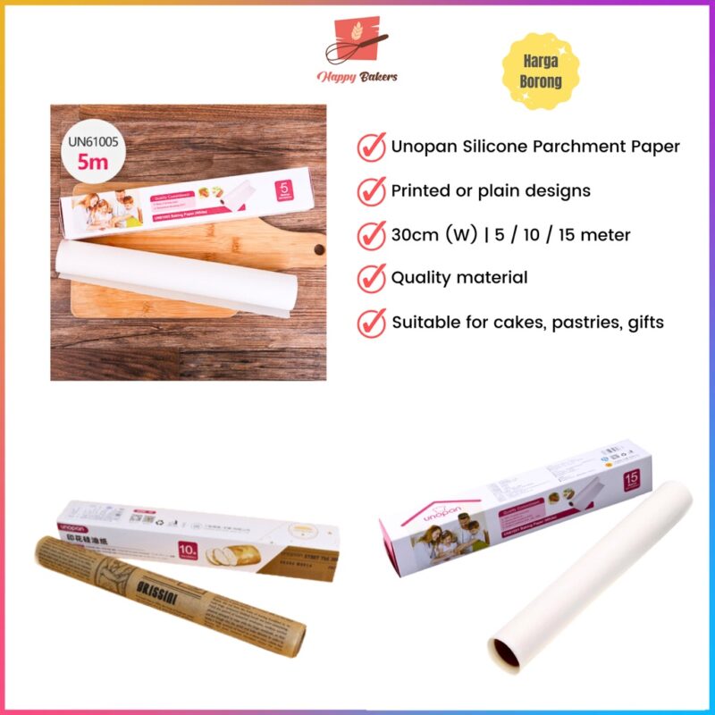 Unopan Silicone Oil Parchment Paper