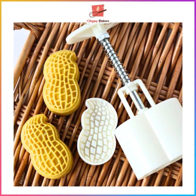 Peanut Shape Mooncake 30g or 50g Mould Press - Image 2