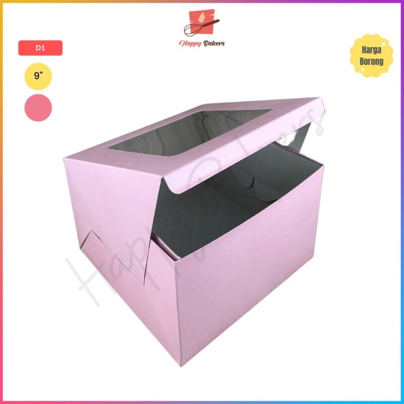 Cake Box 9 Inches With Window - Image 2