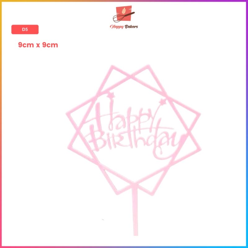 Happy Birthday Cake Toppers - Image 6