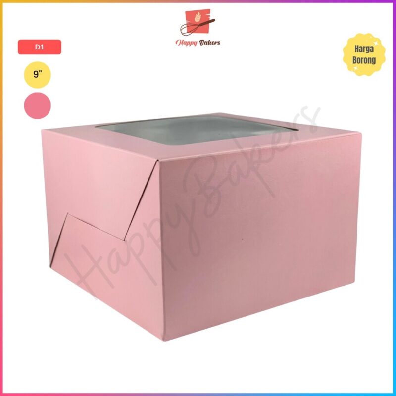 Cake Box 9 Inches With Window - Image 4