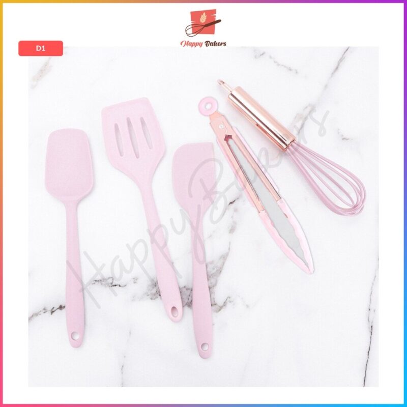 5 in 1 Children Set Silicone Baking Tools - Image 3