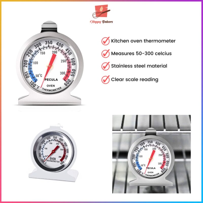Stainless Steel Kitchen Oven Thermometer