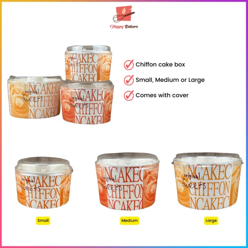 Chiffon Cake Box With Cover