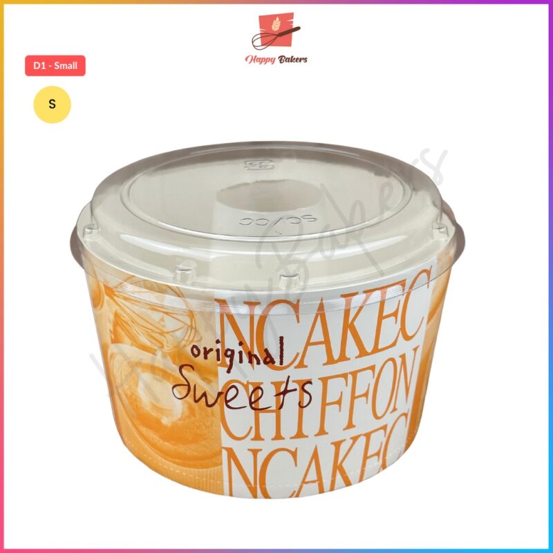Chiffon Cake Box With Cover - Image 2