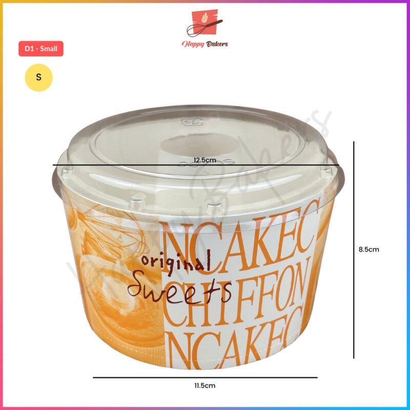 Chiffon Cake Box With Cover - Image 3