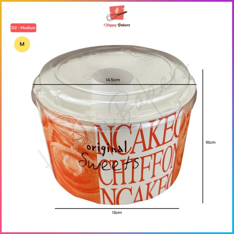 Chiffon Cake Box With Cover - Image 5