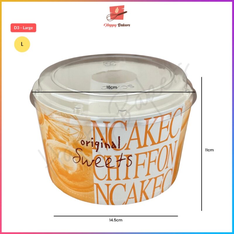 Chiffon Cake Box With Cover - Image 7