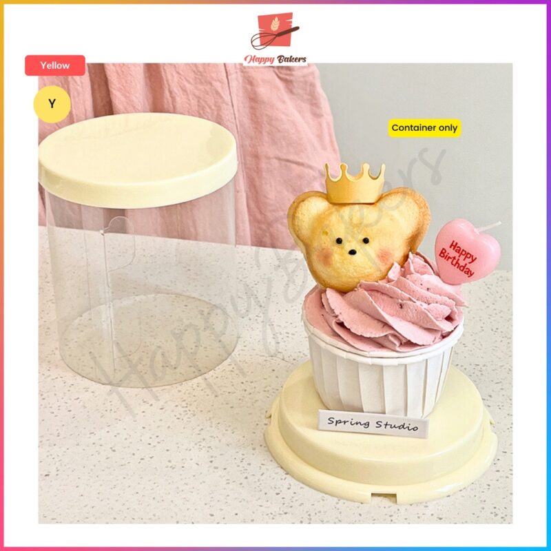 Mini Cake Round 2 Inches Container Box - Image 2