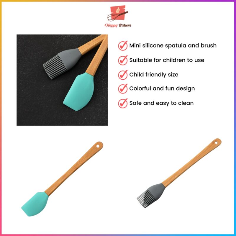 Mini Silicone Spatula Brush