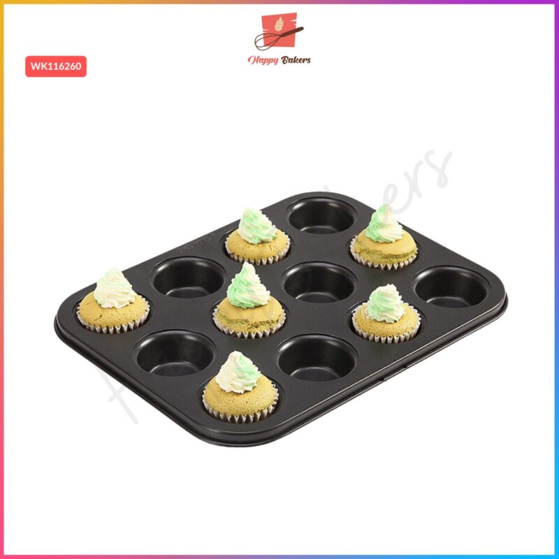 CHEFMADE 12 Cups Muffin Tray WK116260 - Image 5