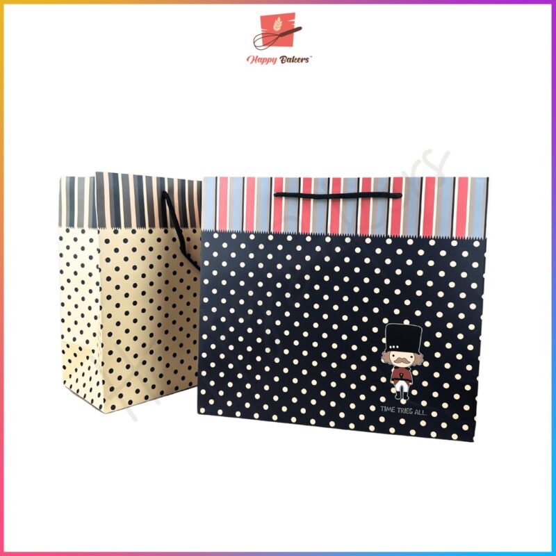 Polka Dot Nutcracker Gift Bag - Image 3