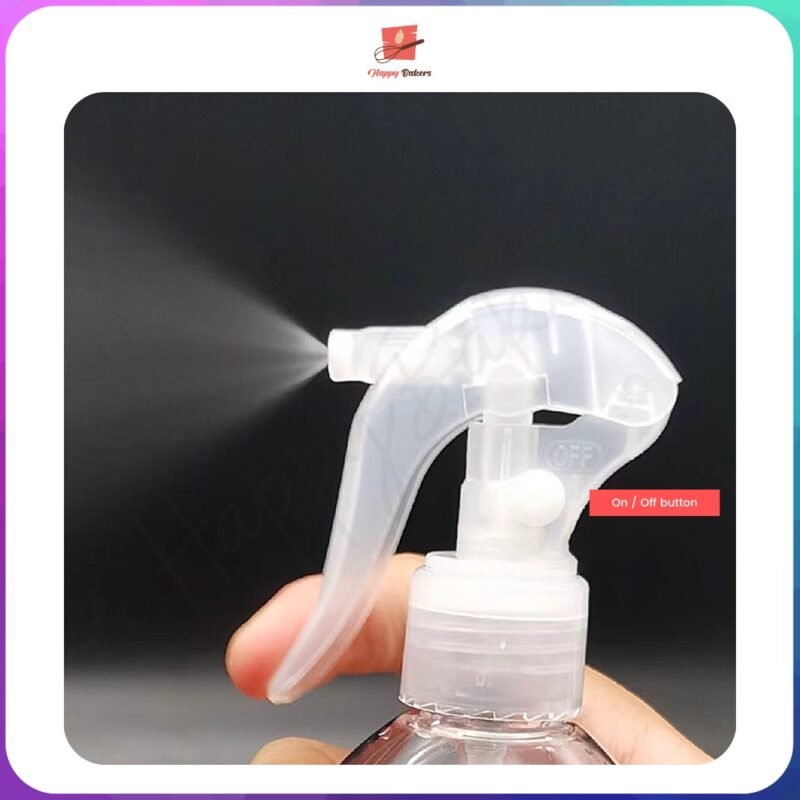 Clear Spray 200ml Bottle with Lock - Image 3