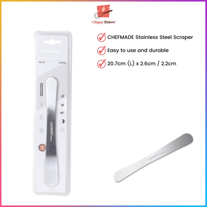 CHEFMADE Stainless Steel Scrapper WK9193