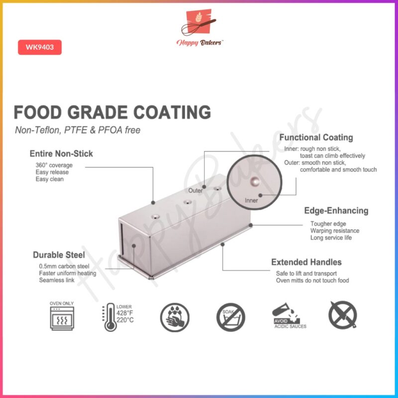 CHEFMADE Non-stick Loafran With Cover WK9403 - Image 6