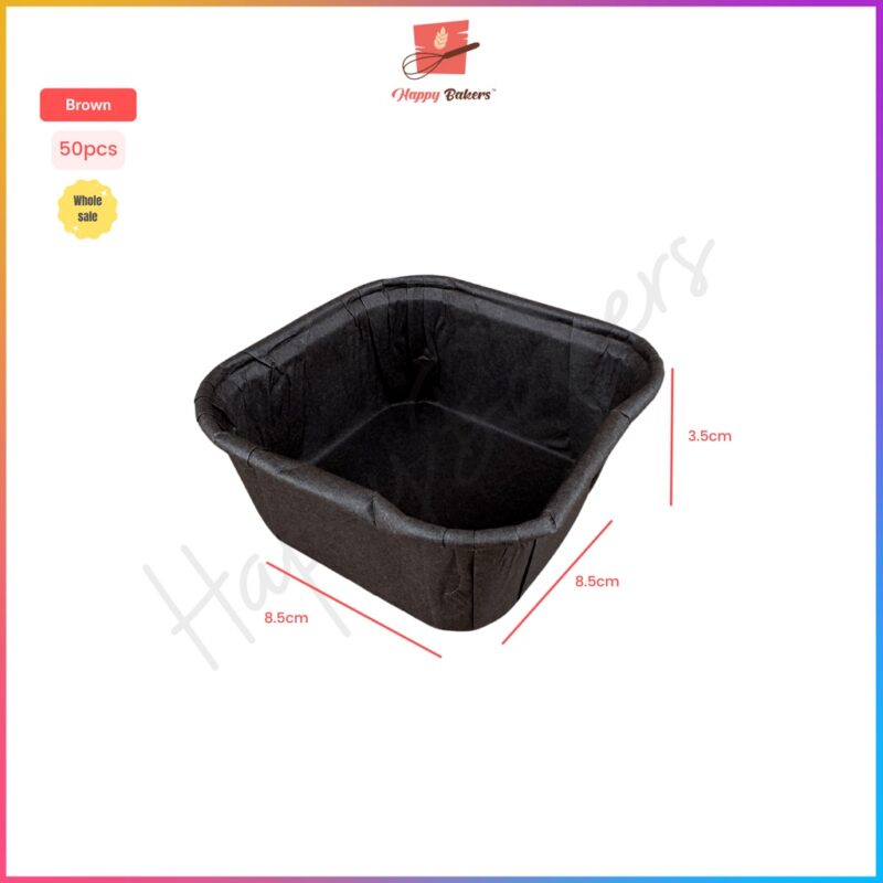 Square Paper Cup 50pcs Set - Image 7